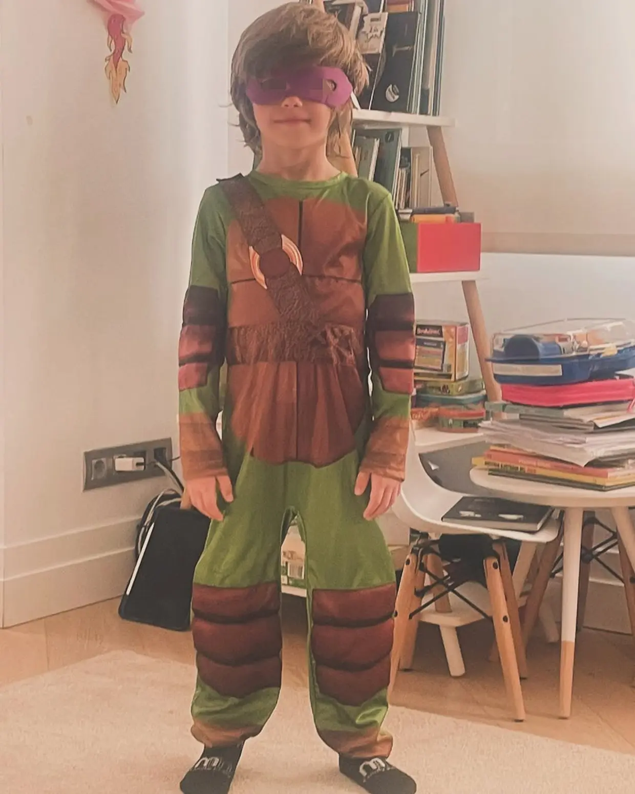 Sara Carbonero con su hijo