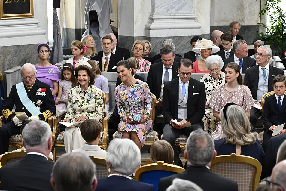 El bautizo de la princesa Inés de Suecia. Foto: Casa Real sueca (Kungahuset).