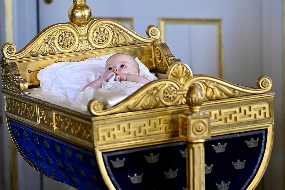 El bautizo de la princesa Inés de Suecia. Foto: Casa Real sueca (Kungahuset).