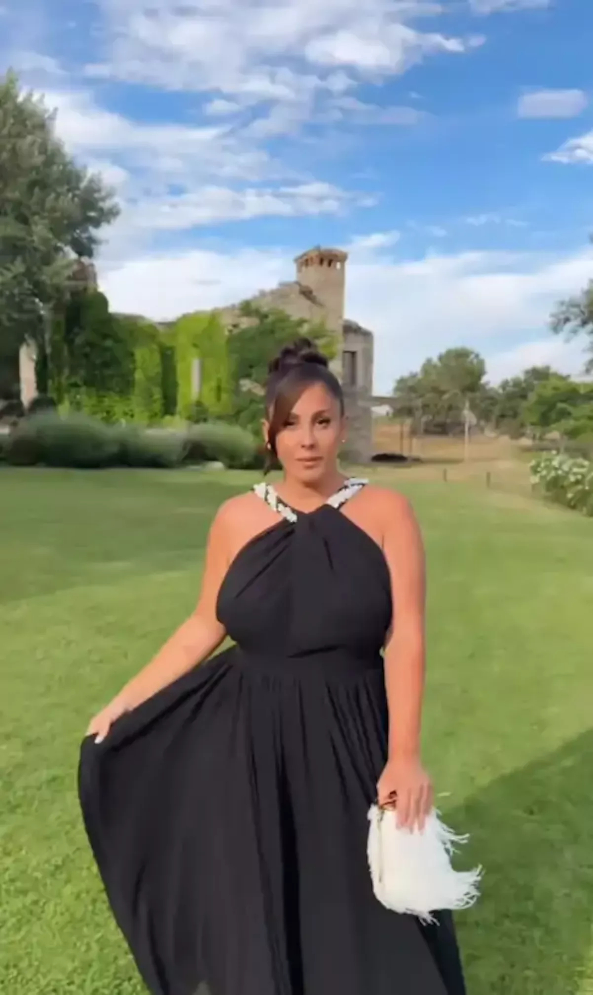 Anabel Pantoja en la boda de Susana Molina