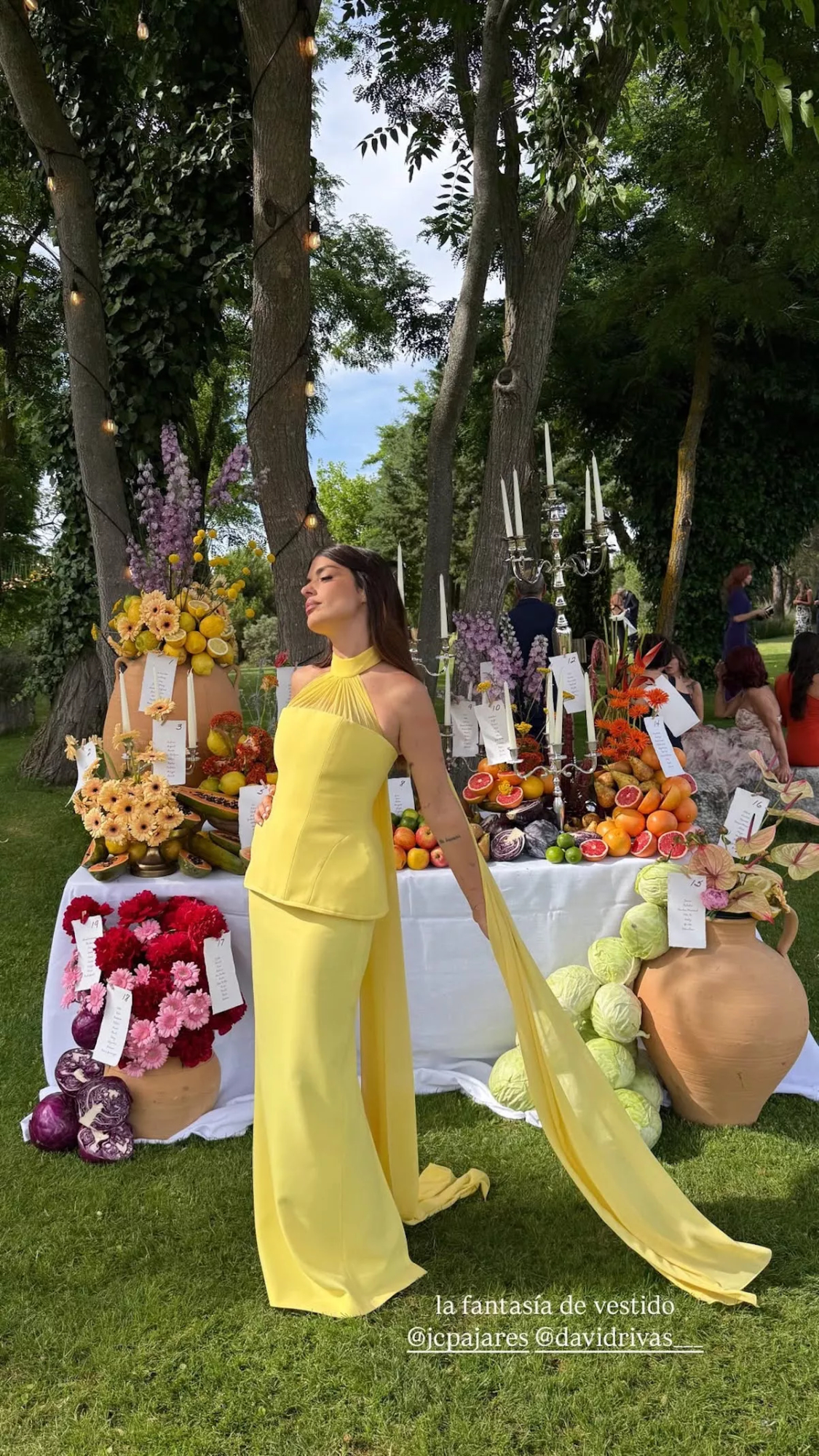 Dulceida en la boda de Susana Bicho