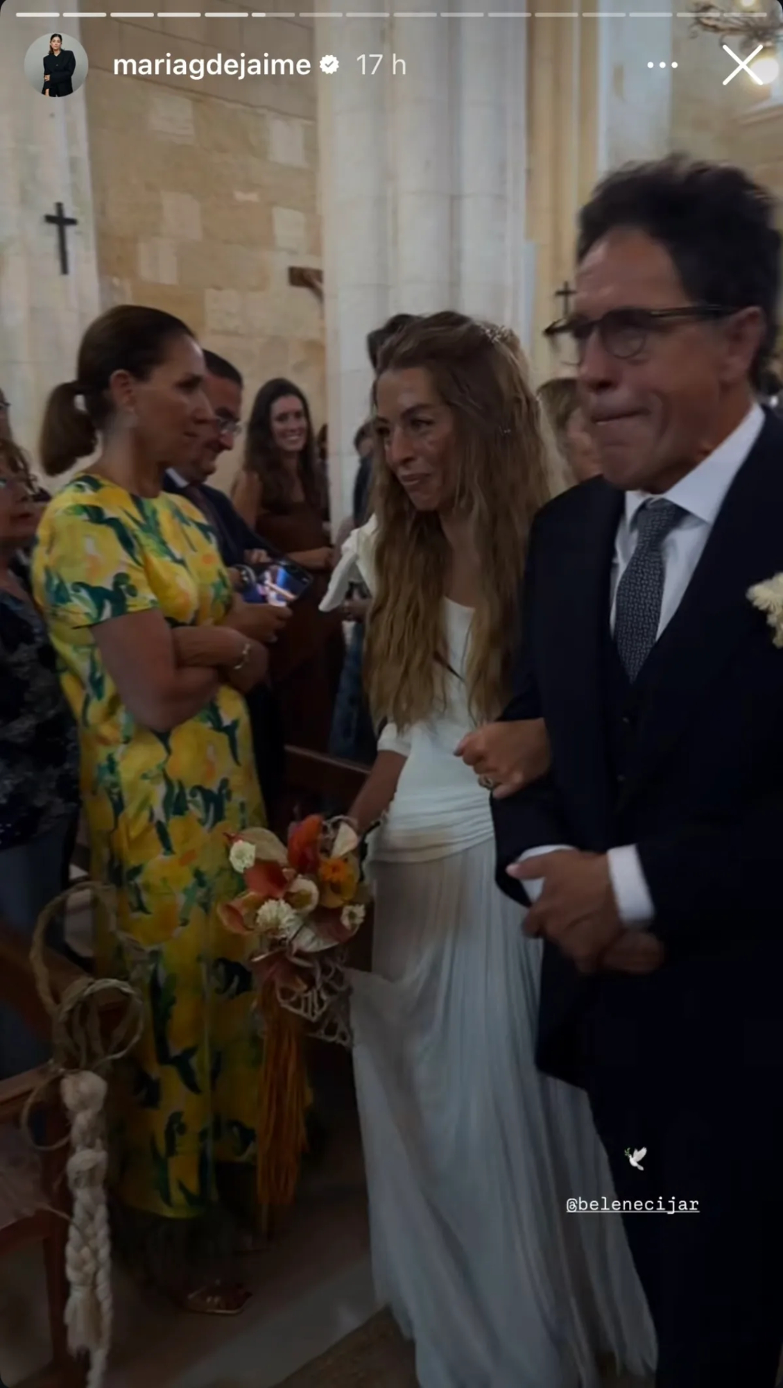 Belén Écija y su padre, Daniel Écija