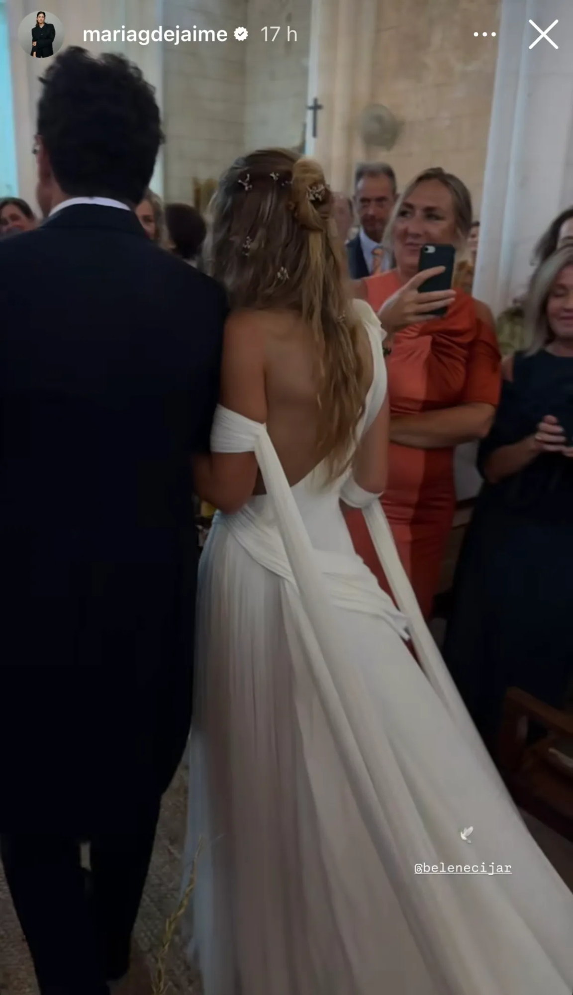 Vestido de boda de Belén Écija