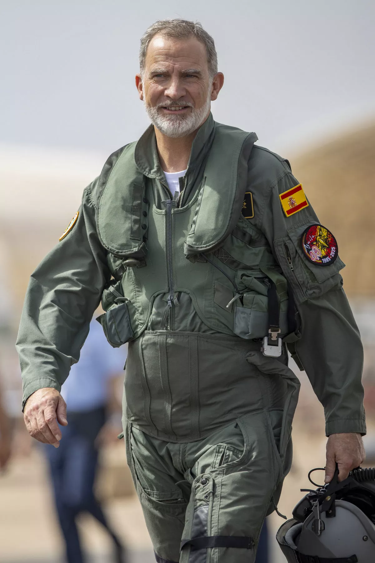 El rey Felipe VI en la Academia del Aire.