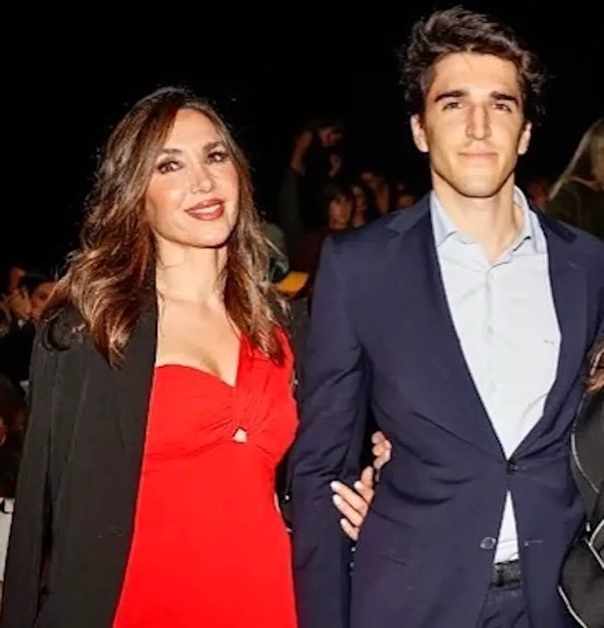 Paloma Lago con su hijo