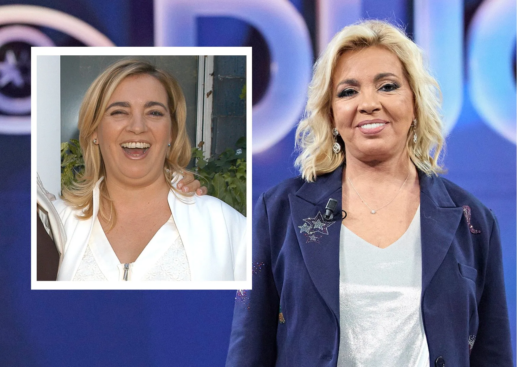Carmen Borrego, antes y ahora.