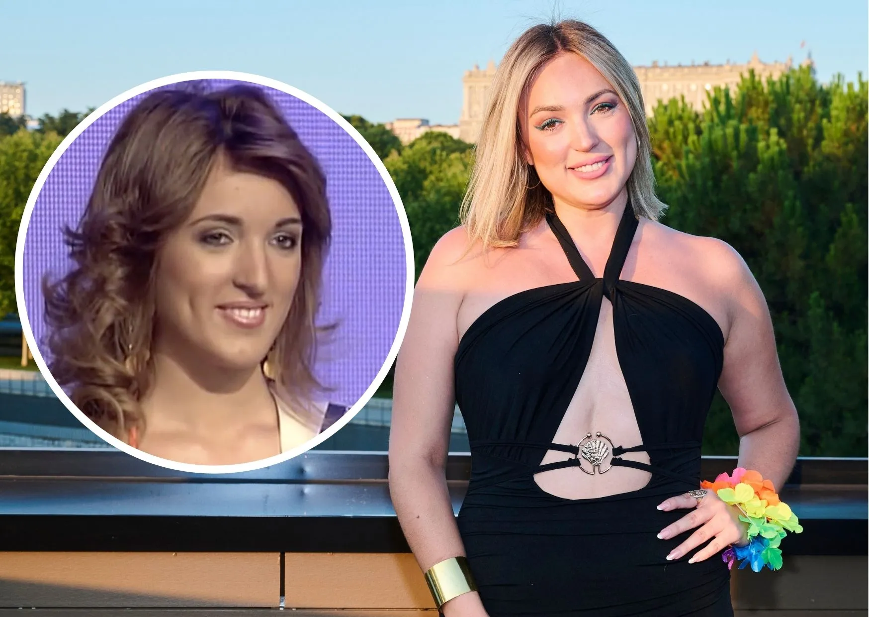 Marta Riesco, antes y ahora.