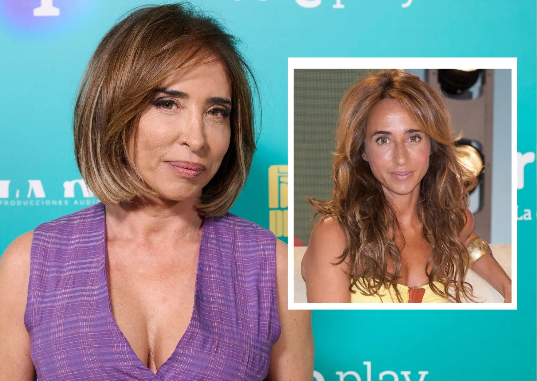 María Patiño, antes y ahora.