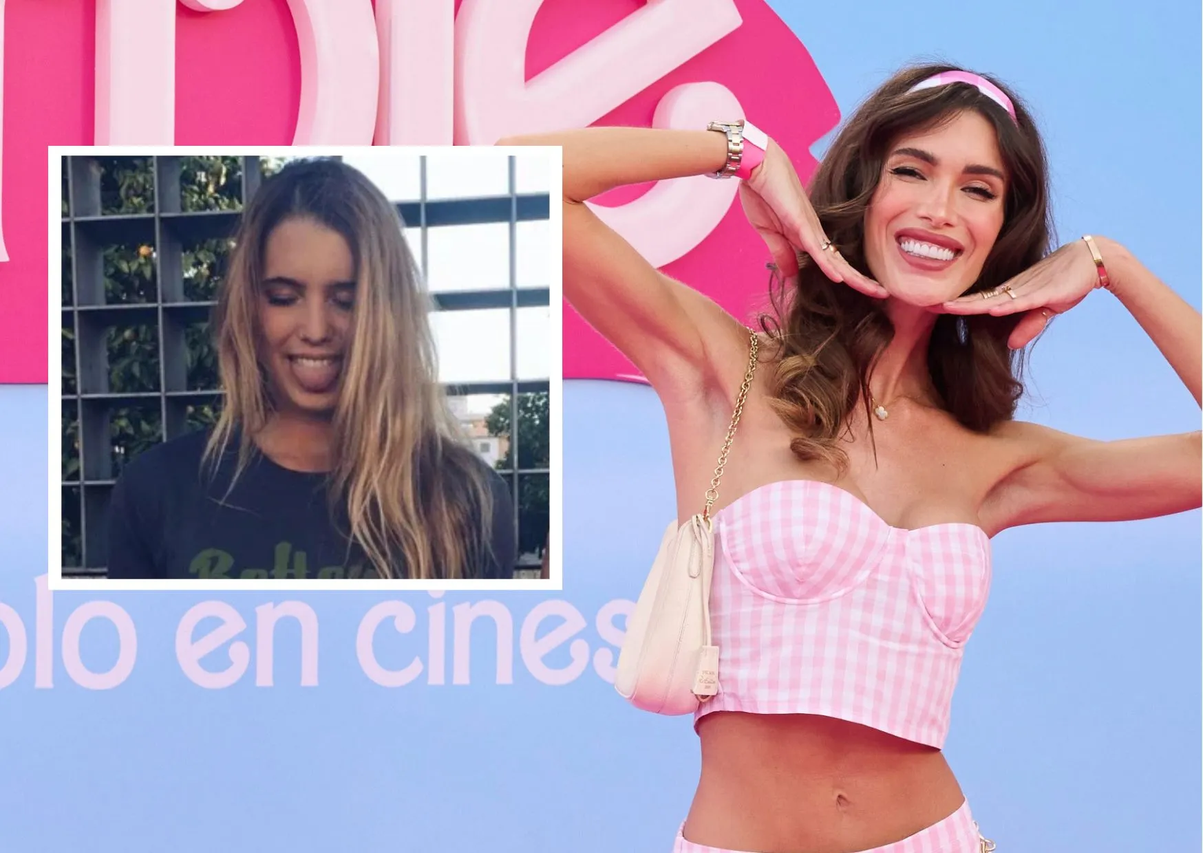 Marta López Álamo, antes y ahora.