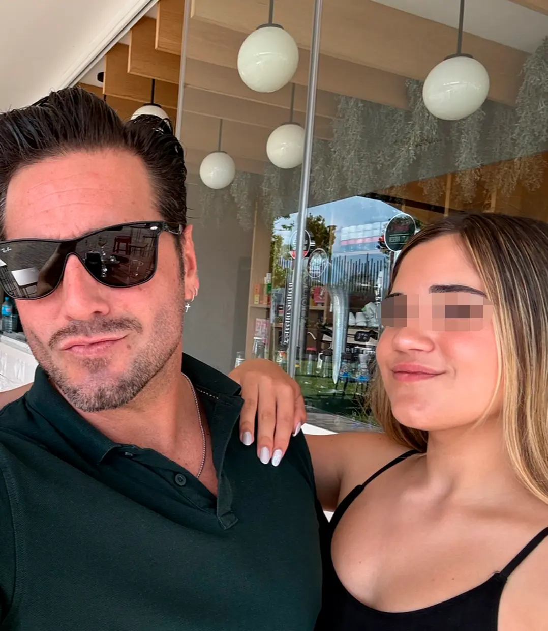 David Bustamante con su hija Daniella