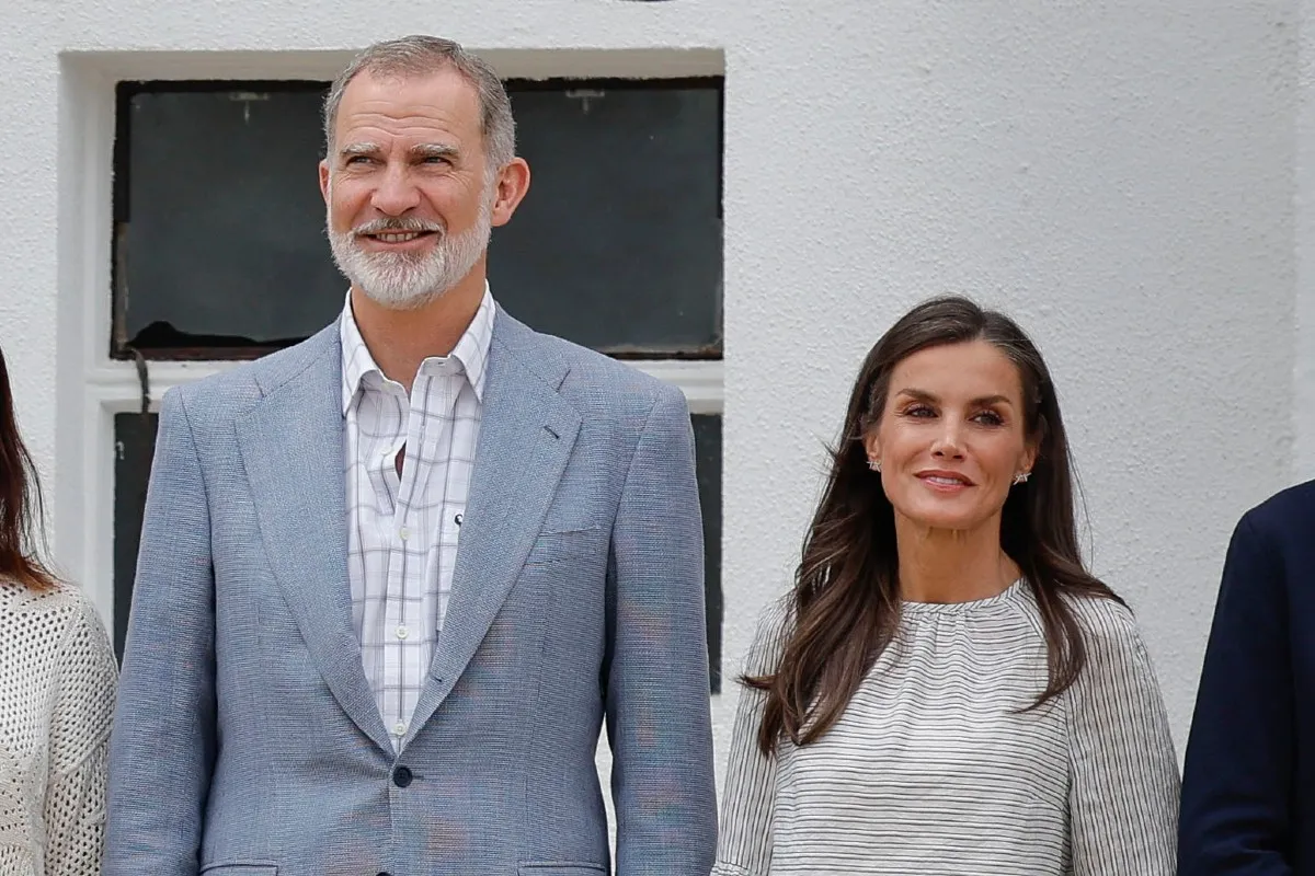 Felipe y Letizia en Burela (Galicia).