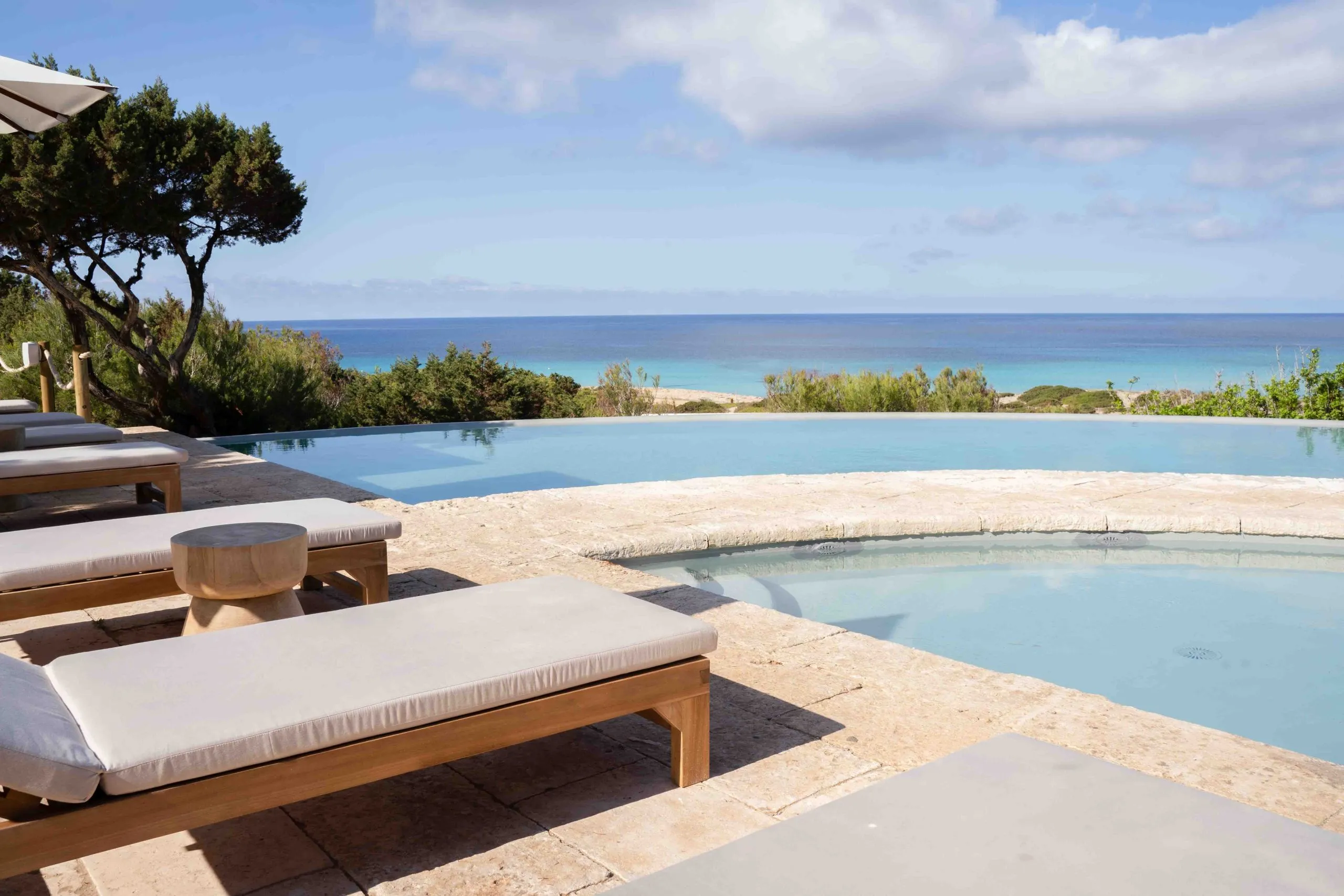 Dunas de Formentera, el hotel donde se han alojado Vicky Martín Berrocal y su hija. Fotos: dunasdeformentera.com