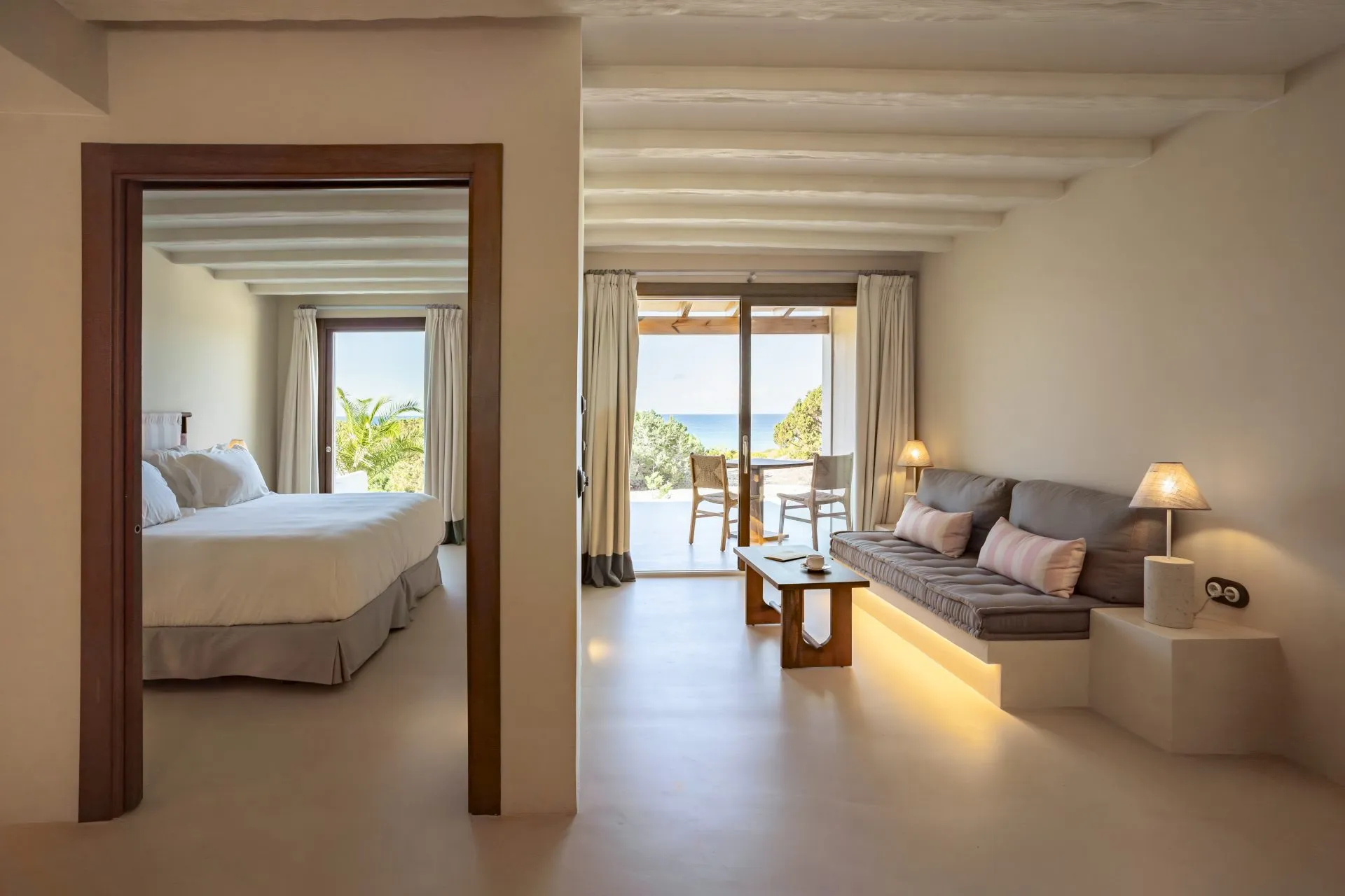 Dunas de Formentera, el hotel donde se han alojado Vicky Martín Berrocal y su hija. Fotos: dunasdeformentera.com