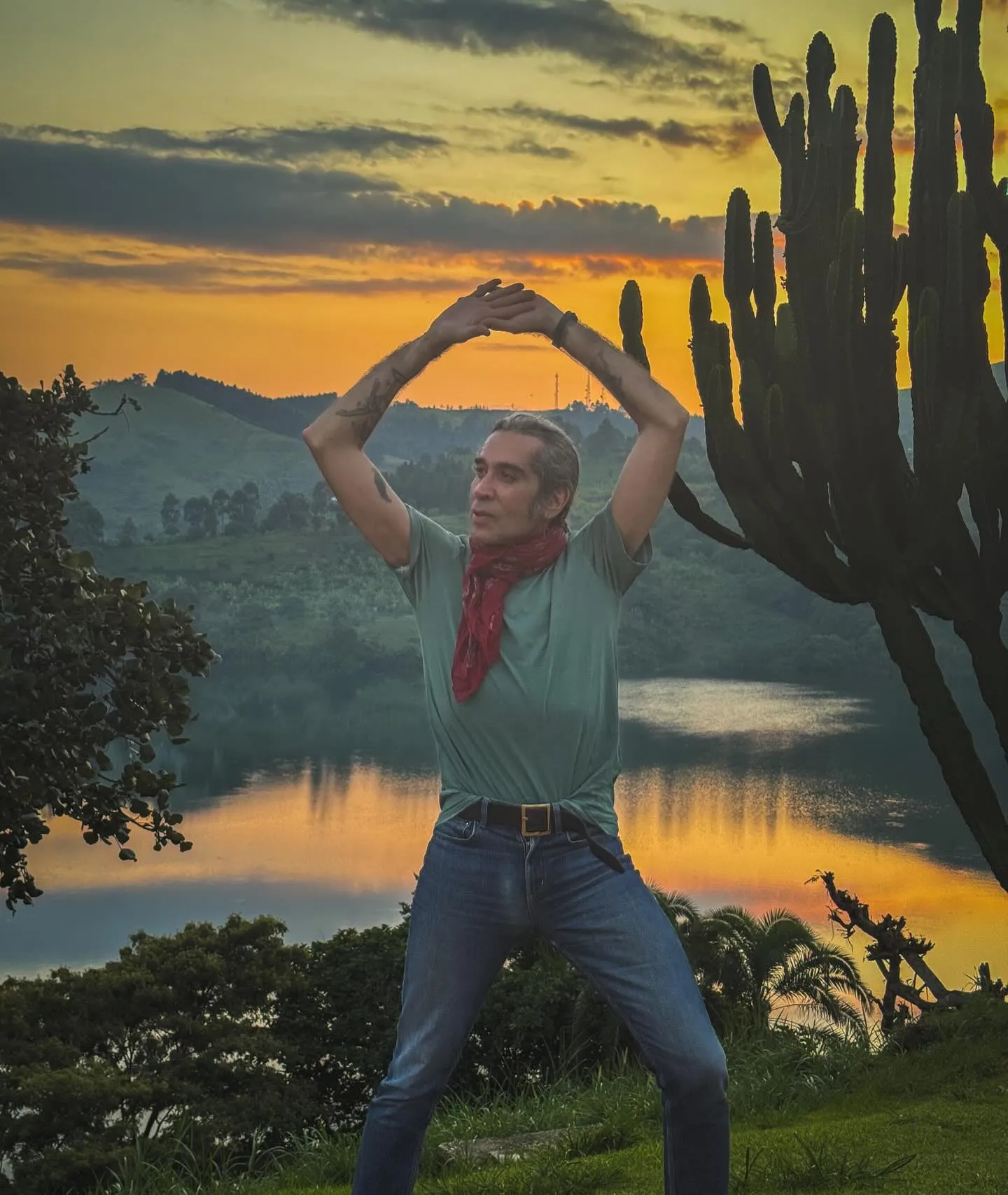 Mario Vaquerizo en África.