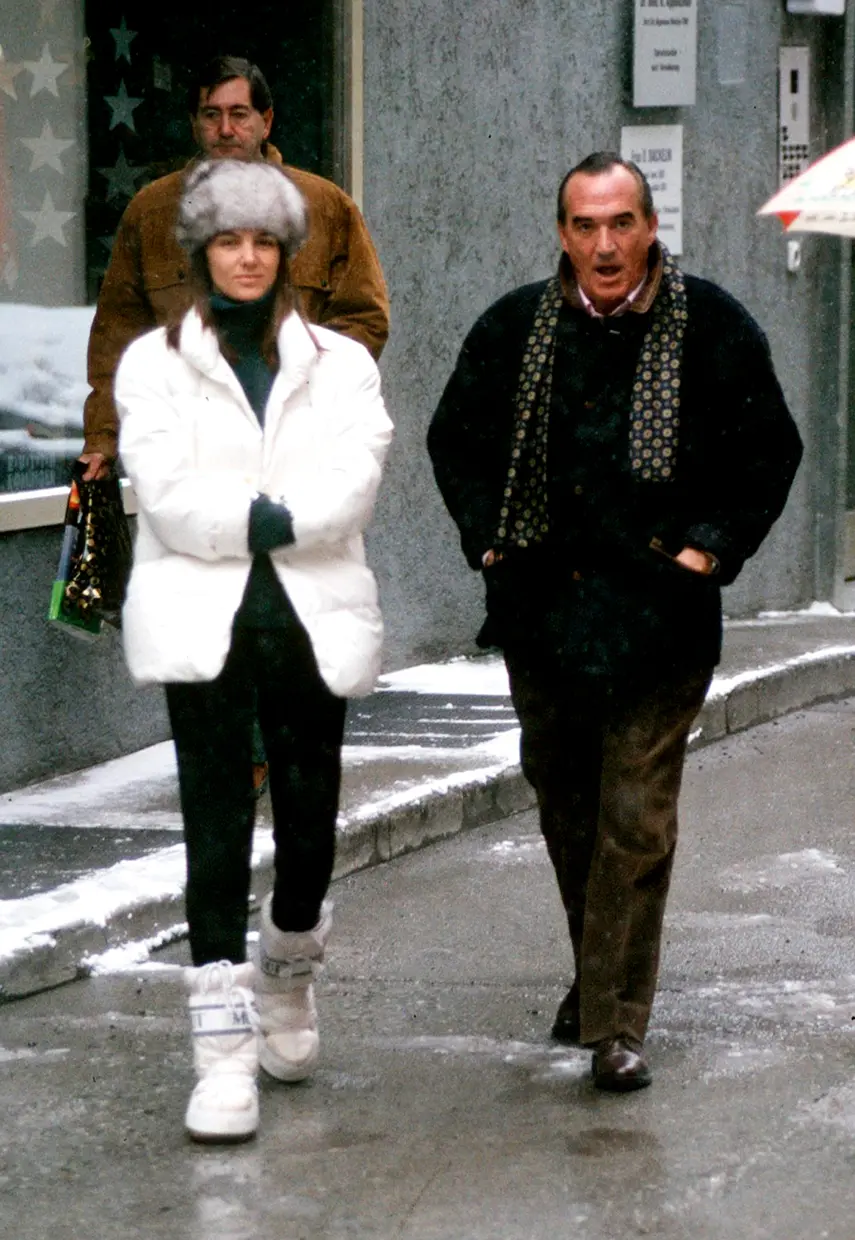 Mar Flores con Fernando Fernández Tapias.