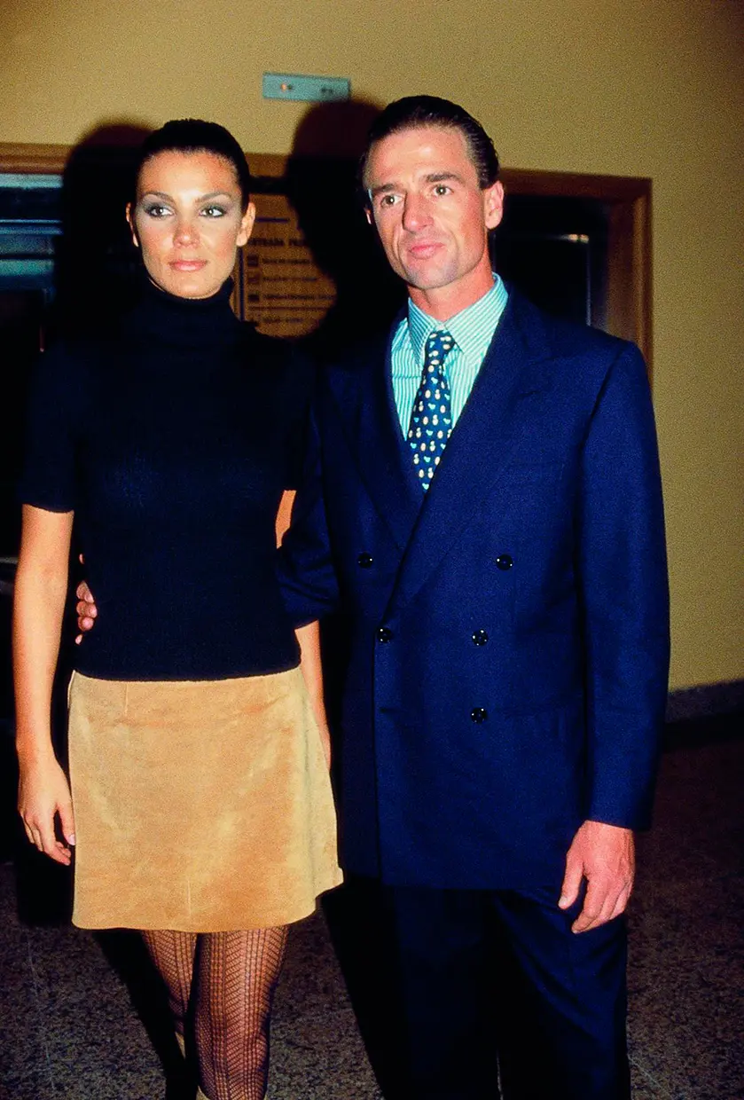 Mar Flores con Alessandro Lequio.