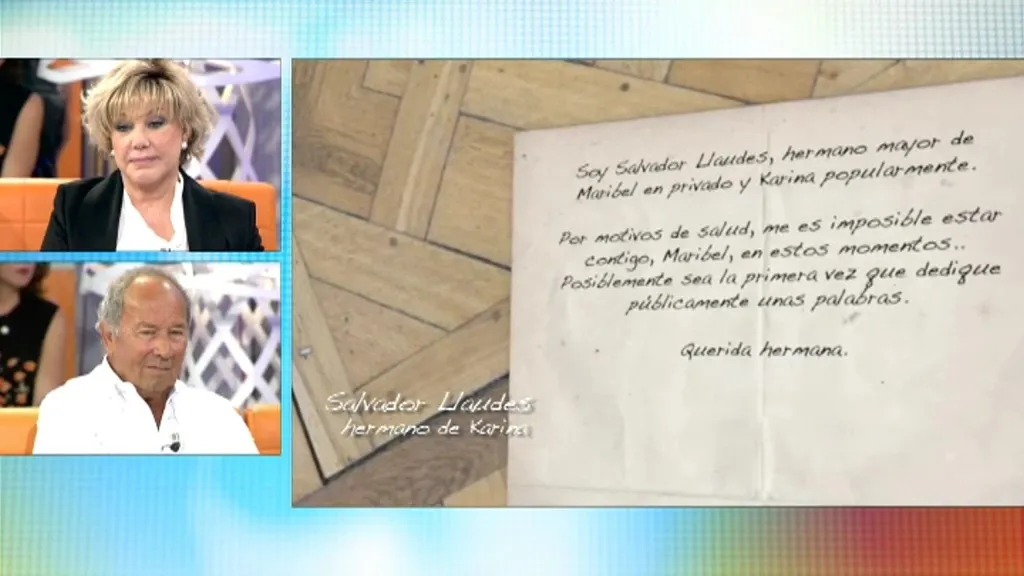Karina, rota de dolor, anuncia la muerte de su querido hermano Paco