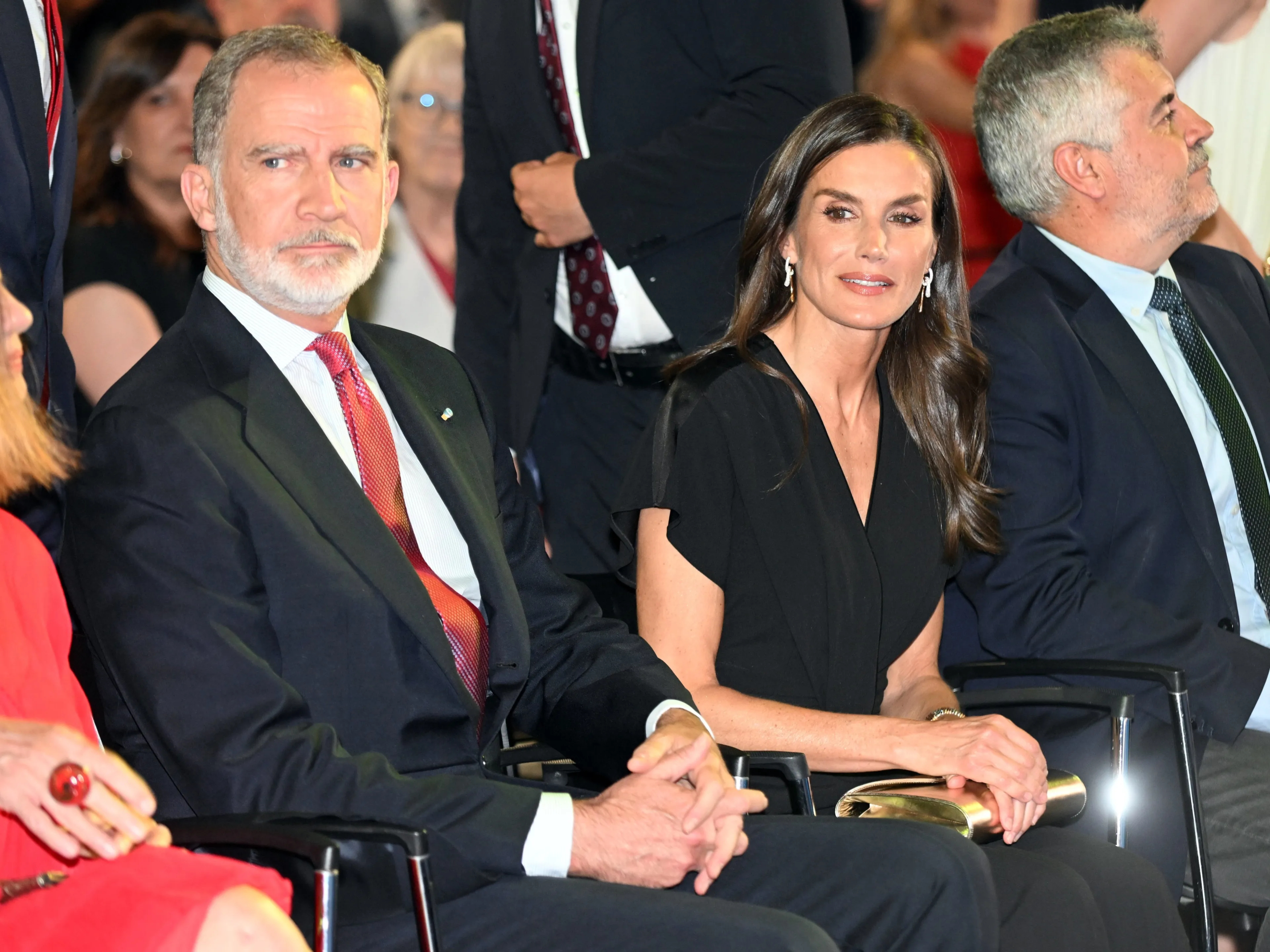 Felipe y Letizia en los premios internacionales de Periodismo que se celebran en Madrid