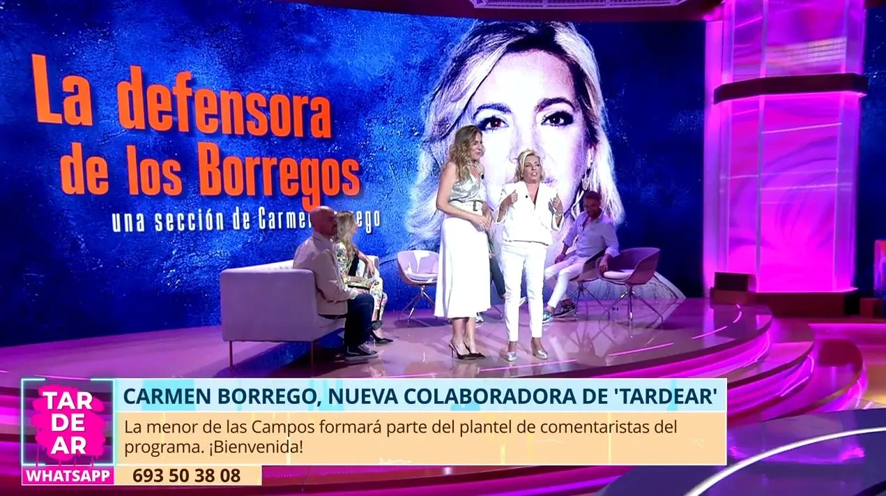 Carmen Borrego, nueva colaboradora de 'TardeAR'.