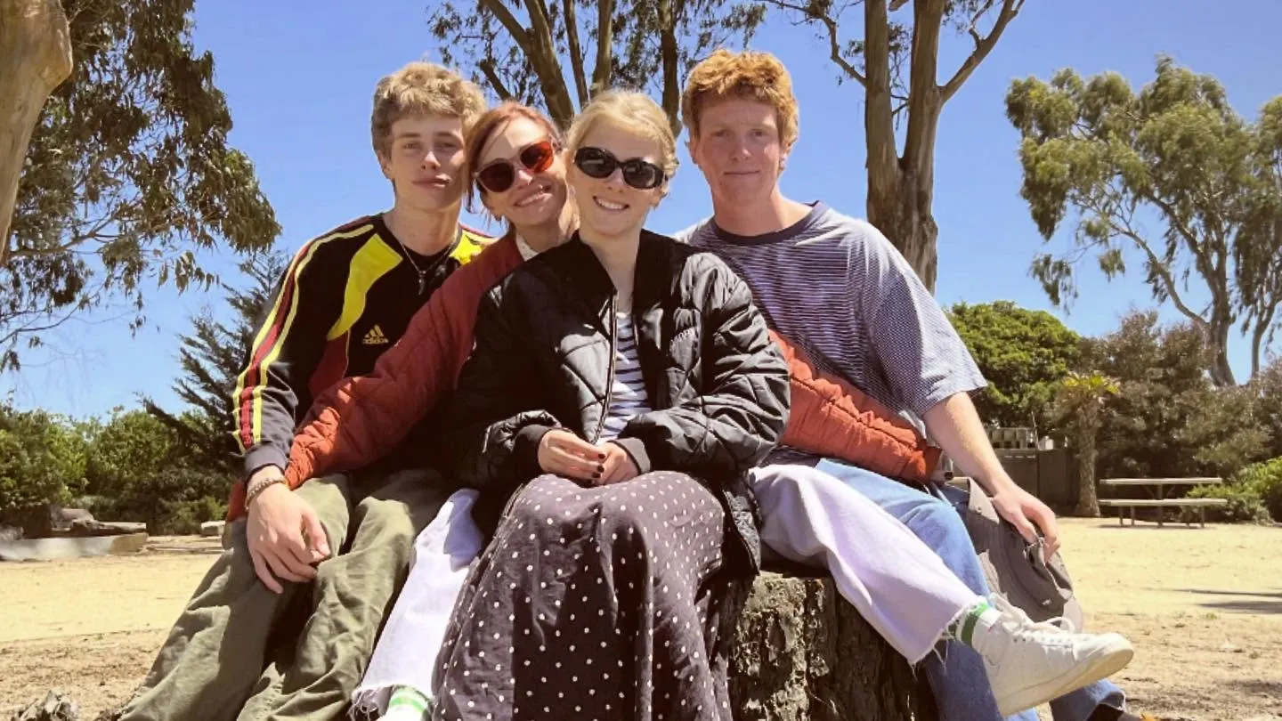 Julia Roberts con sus hijos.