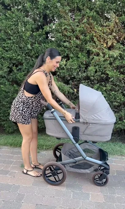 Cristina Pedroche presume del carrito de su bebé.