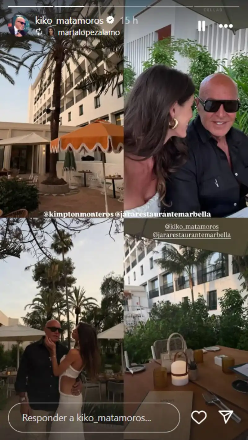 Kiko Matamoros y Marta López Álamo: su lujosa escapada a un hotel de 2.000 euros la noche