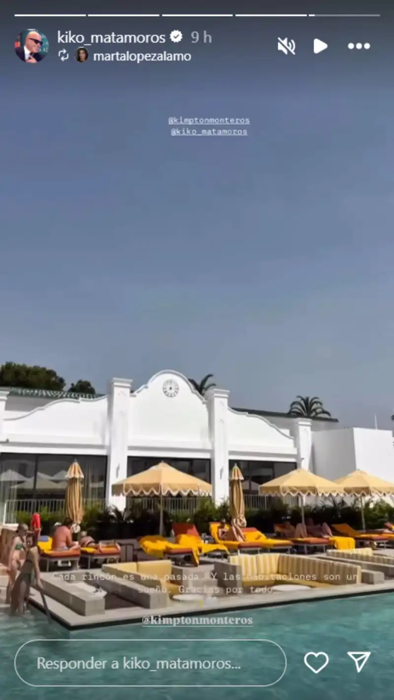 Kiko Matamoros y Marta López Álamo: su lujosa escapada a un hotel de 2.000 euros la noche