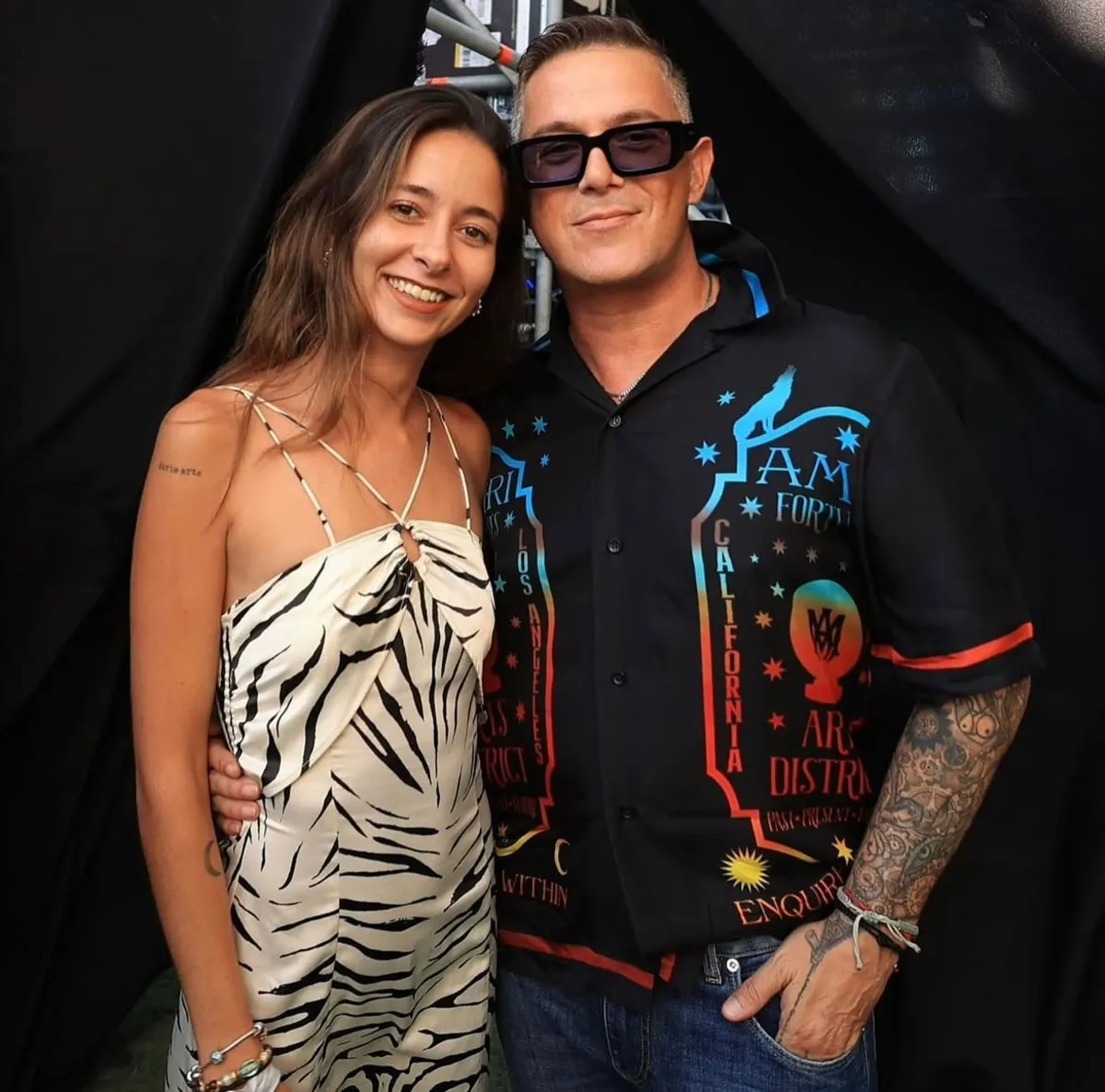 Ivet Playà en un concierto de Alejandro Sanz