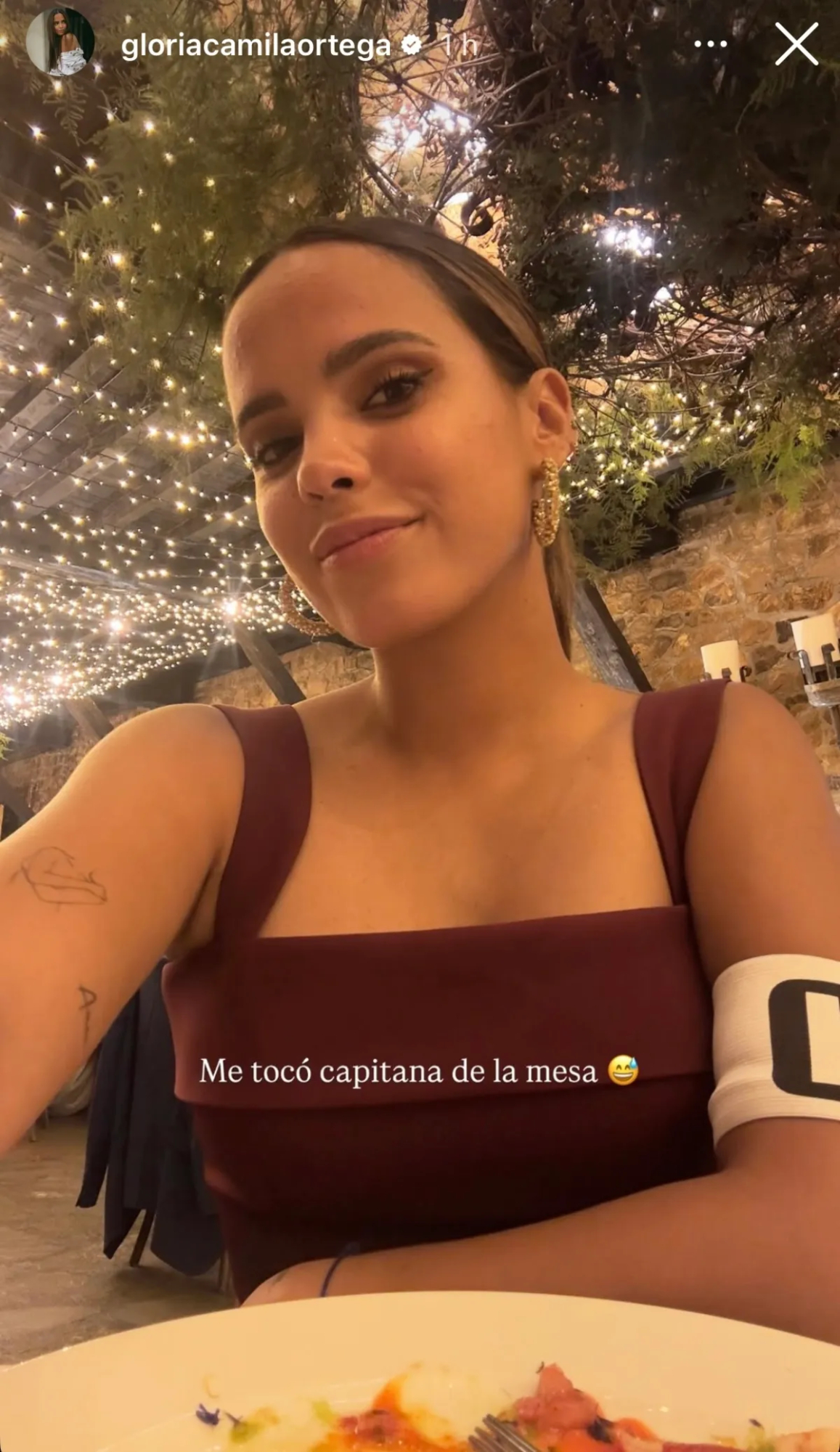 Redes sociales de Gloria Camila
