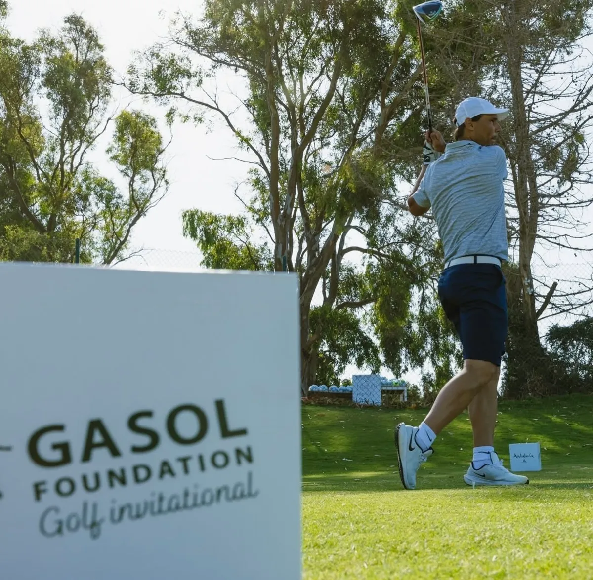 Rafa Nadal en el 'Gasol Foundation Golf Invitational 2025'