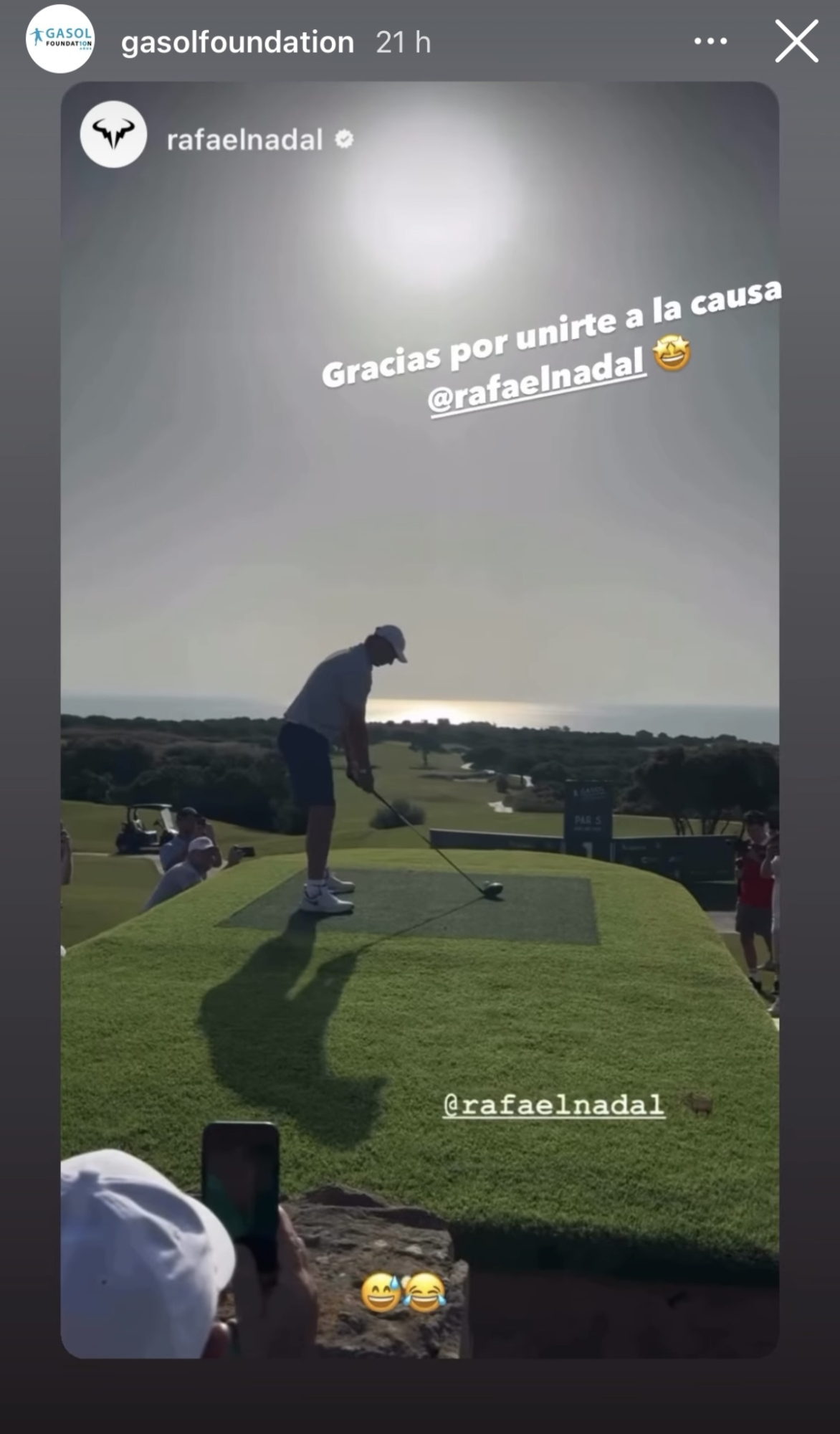 Redes sociales de 'Gasol Foundation'