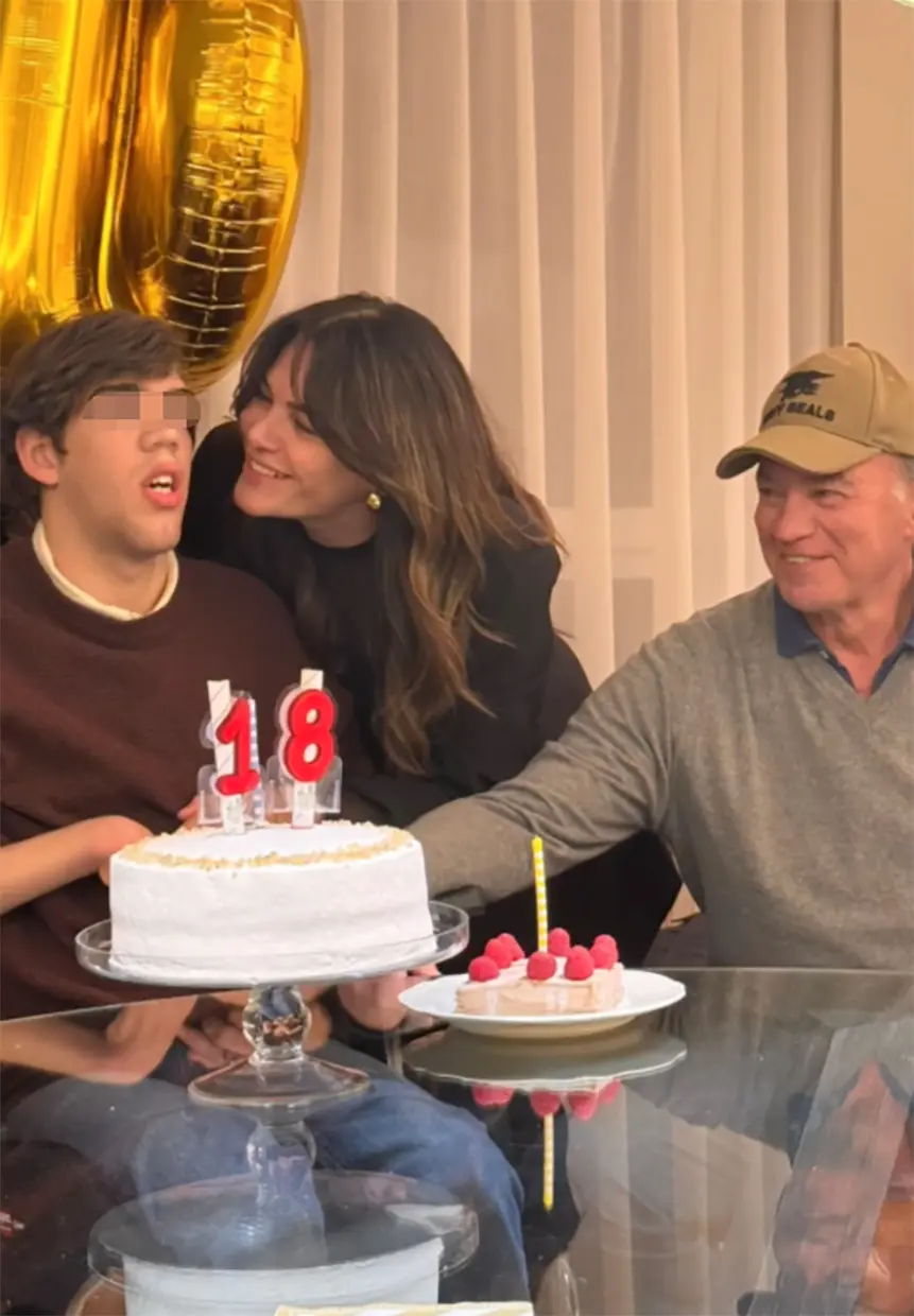 Fabiola Martínez y Bertín Osborne en el cumpleaños de su hijo Kike.
