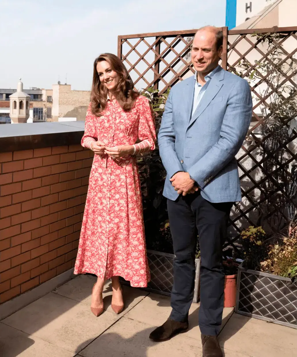 Kate Middleton y el príncipe Guillermo.
