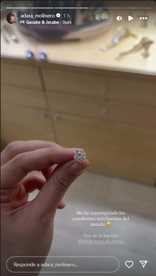 Adara Molinero se hace un carísimo autorregalo: una exclusiva joya de diamantes y oro rosa