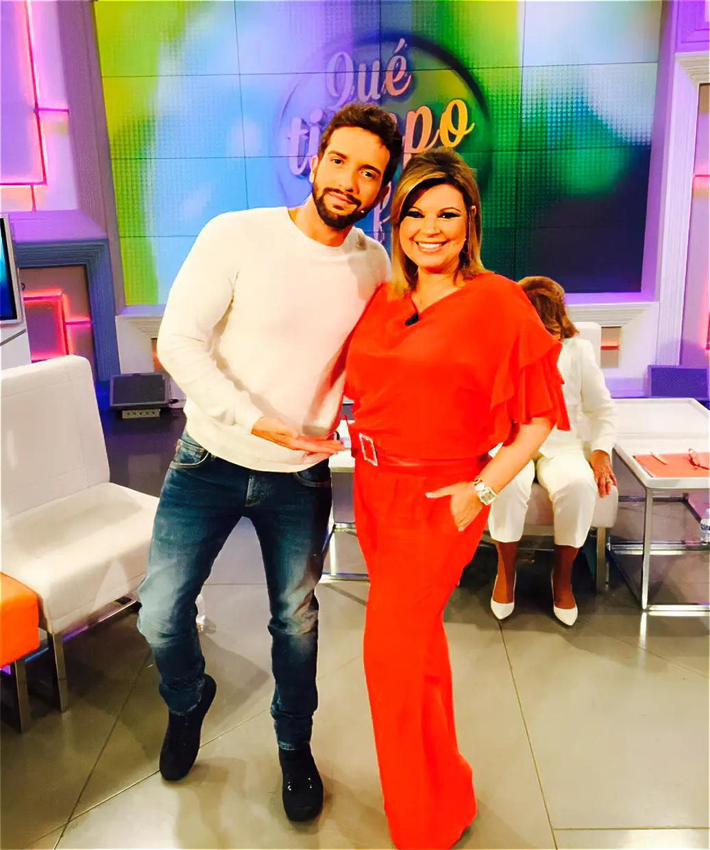 Pablo Alboran con Terelu Campos.