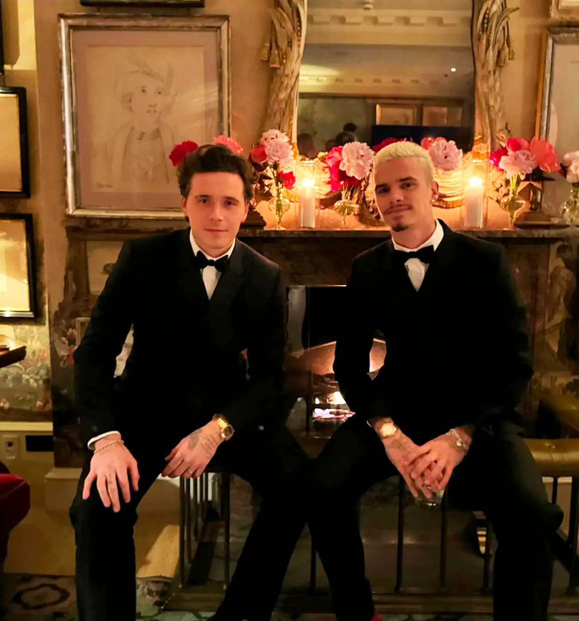 Romeo y Brooklyn Beckham