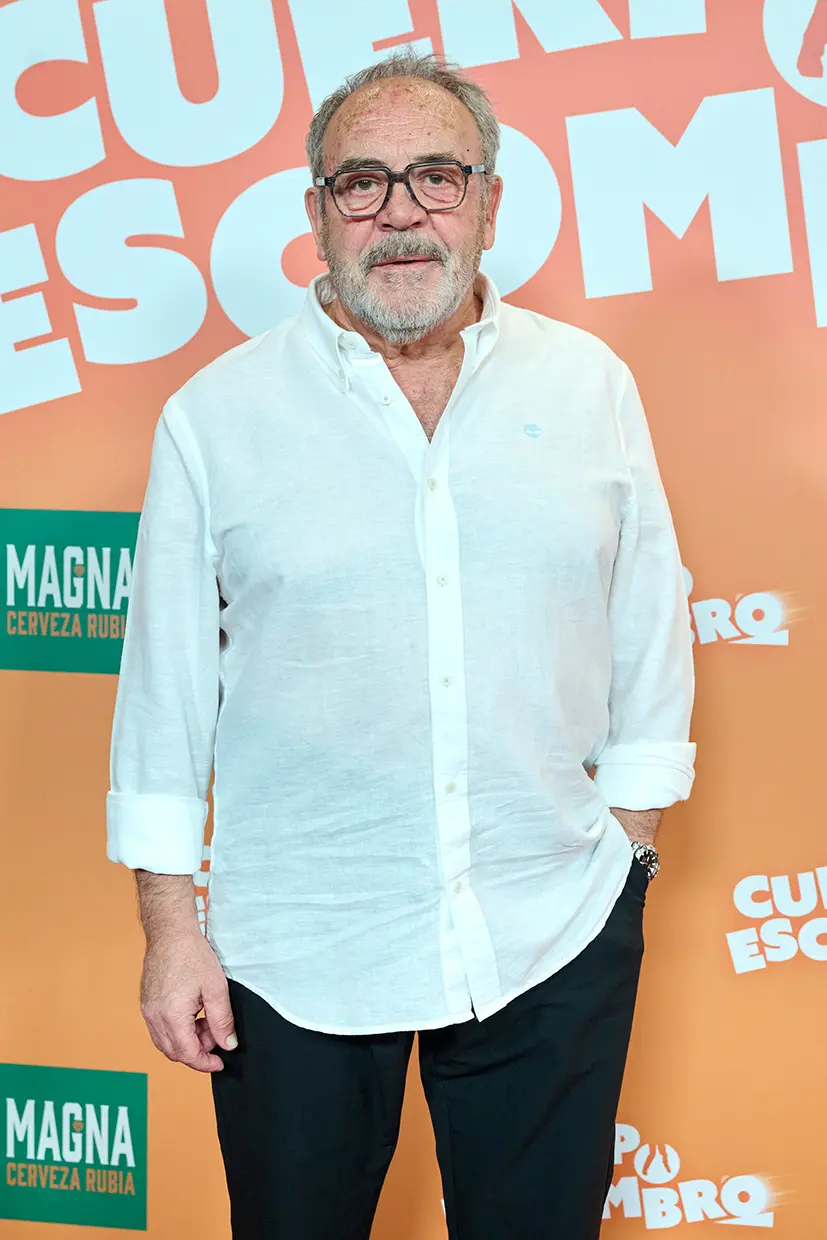 Tito Valverde posando en la premiere de la película 'Cuerpo escombro'.