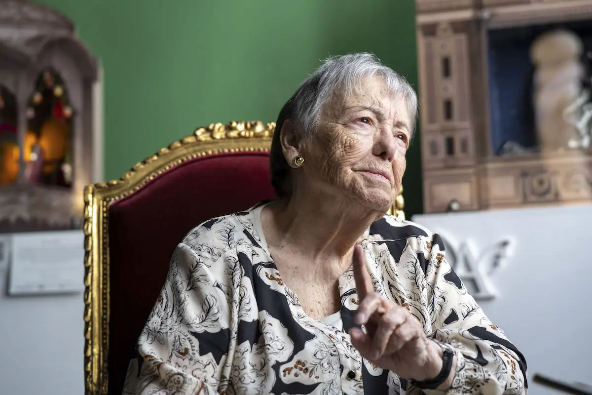 María Galiana durante la presentación de la obra 'La reina de la belleza de Leenane'