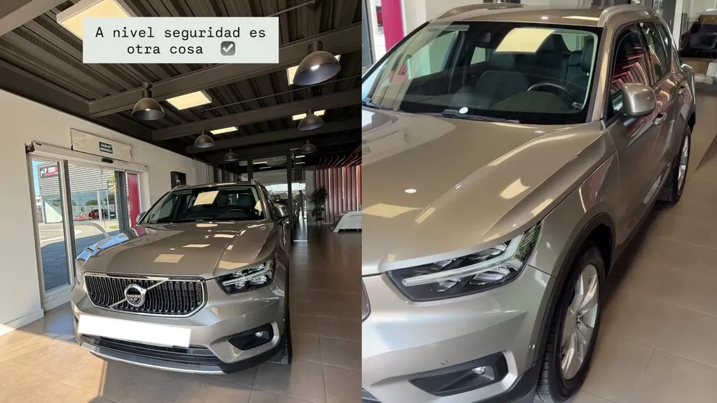 Nuevo coche Isa Pantoja y Asraf Beno.