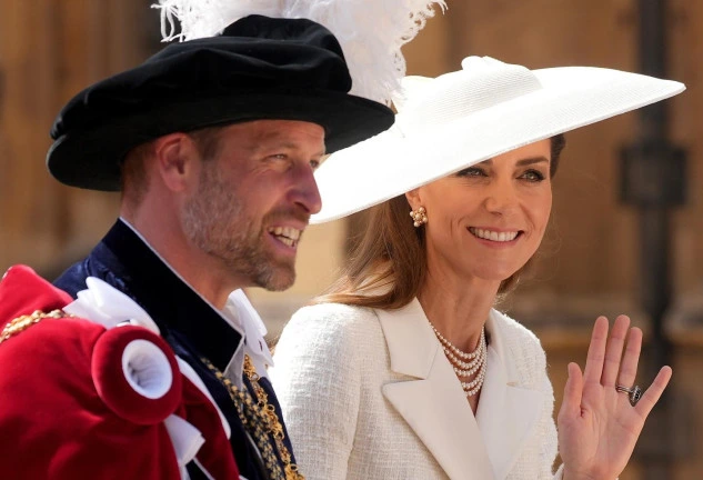 El príncipe Guillermo y Kate Middleton.