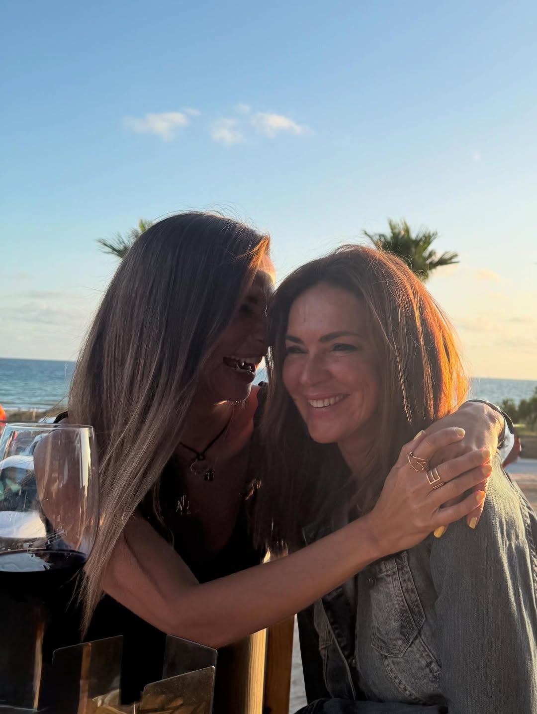 Olga Moreno, de vacaciones.