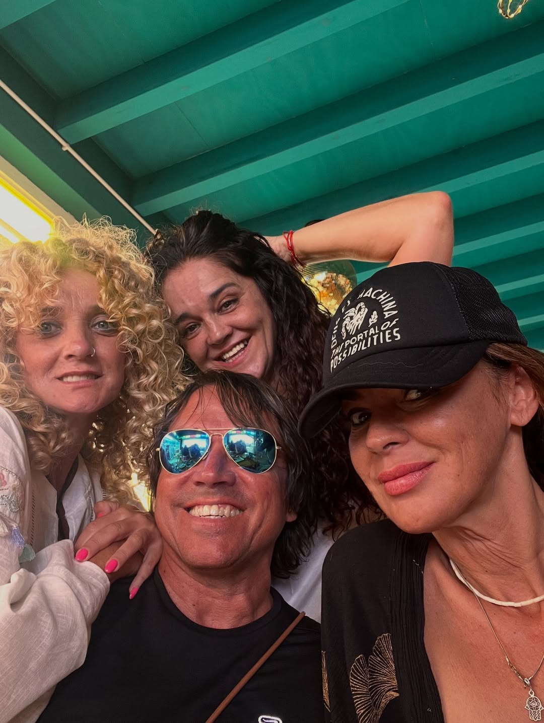 Olga Moreno, de vacaciones.
