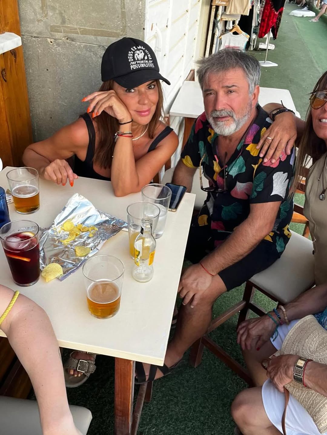 Olga Moreno, de vacaciones.