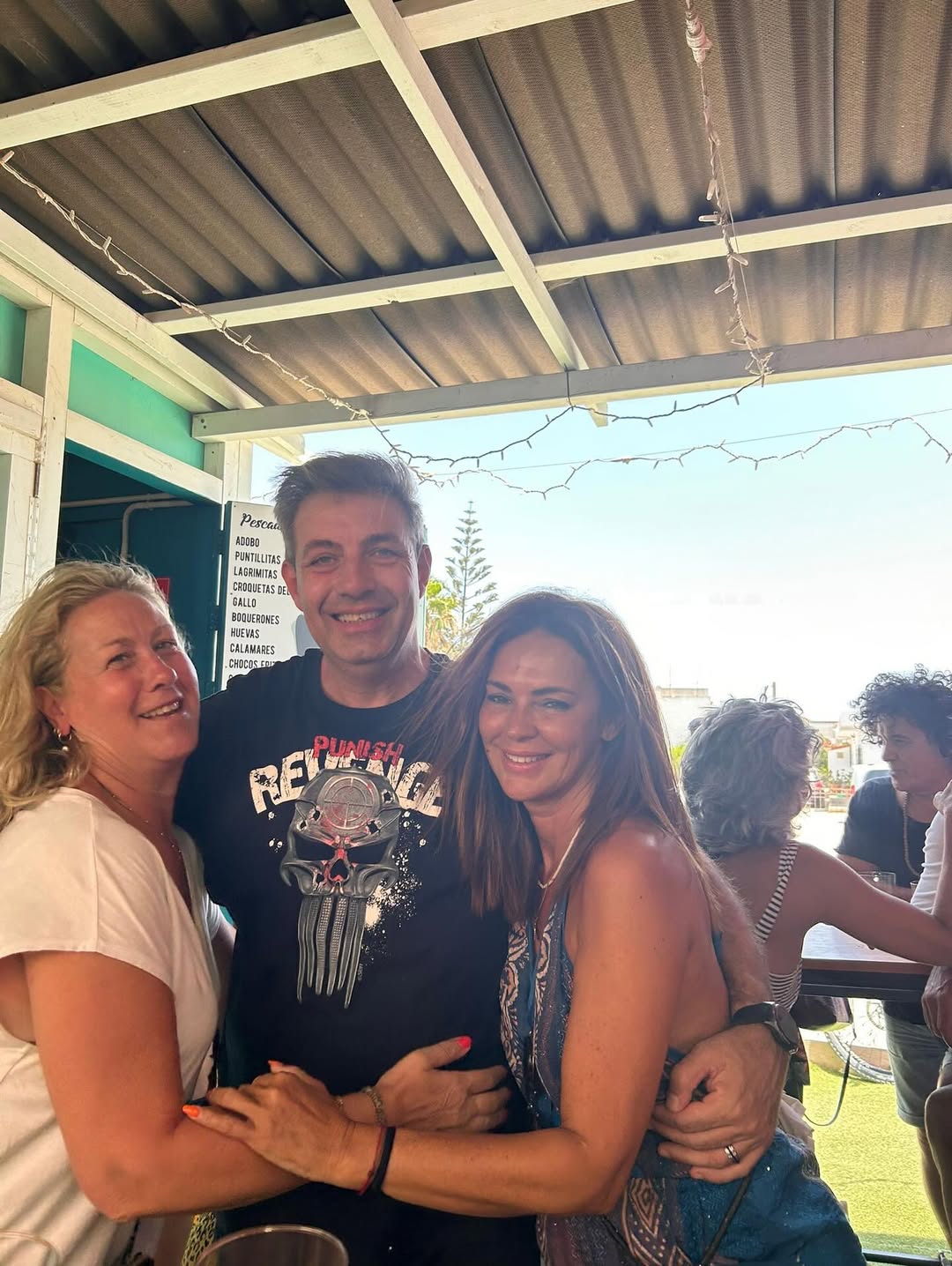 Olga Moreno, de vacaciones.
