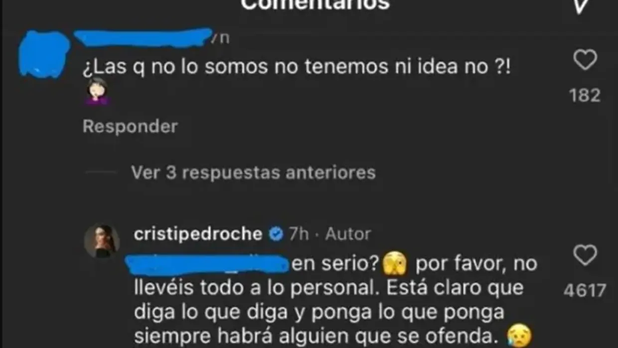 Cristina Pedroche comentarios redes