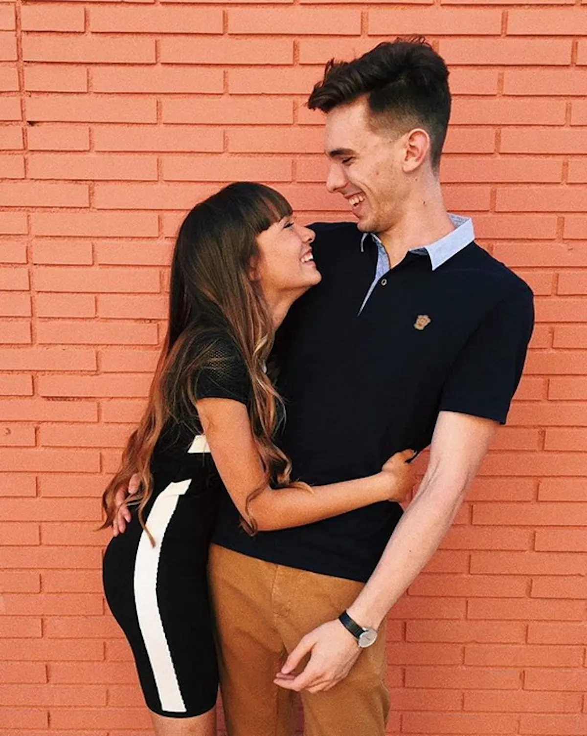 Aitana con su primer novio