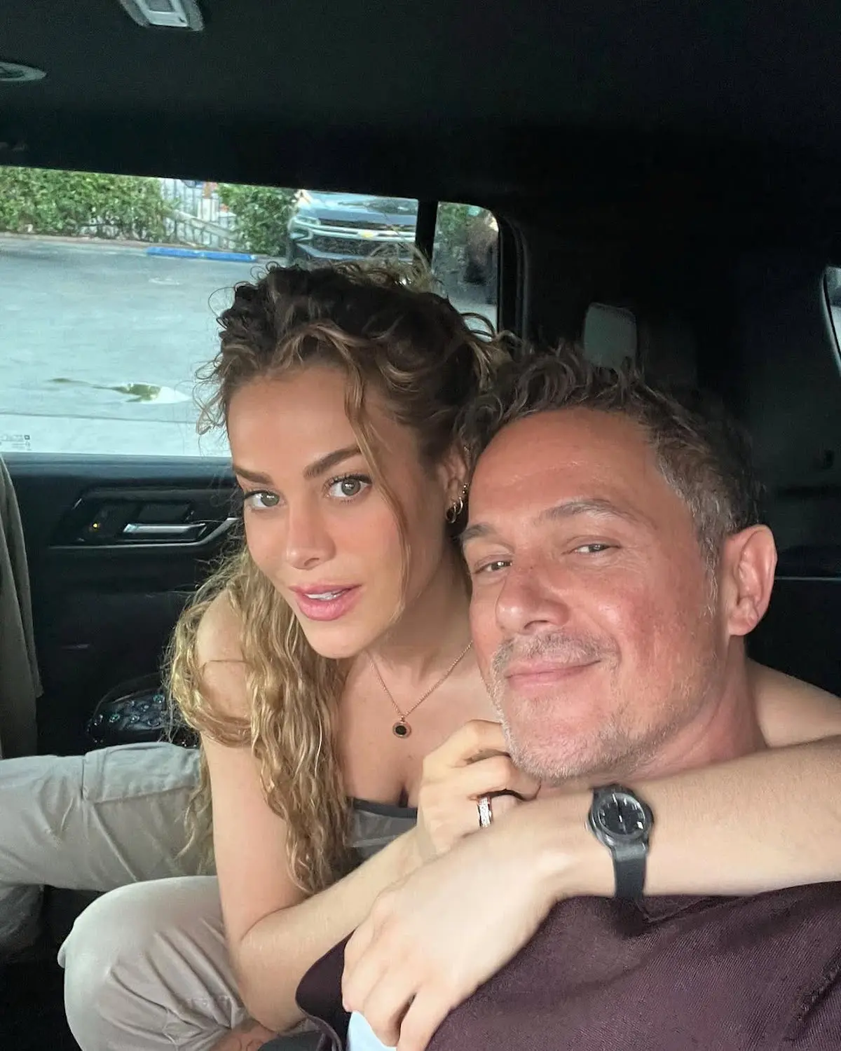 Candela Márquez y Alejandro Sanz