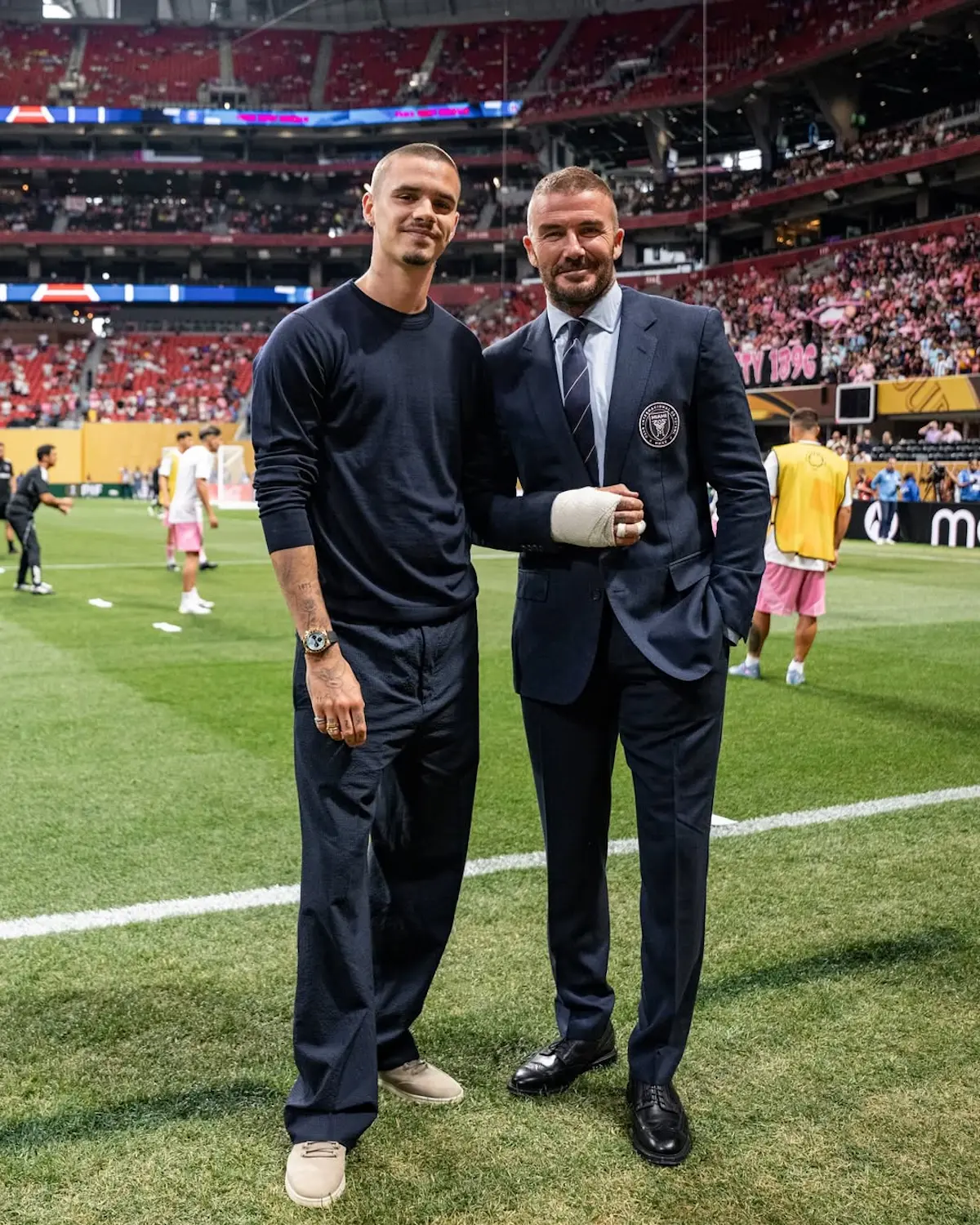 David Beckham y Romeo