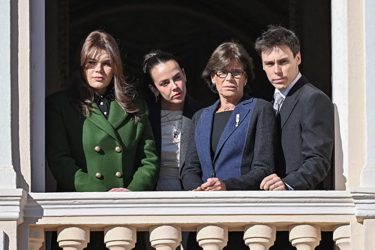 Estefanía de Mónaco con sus hijos