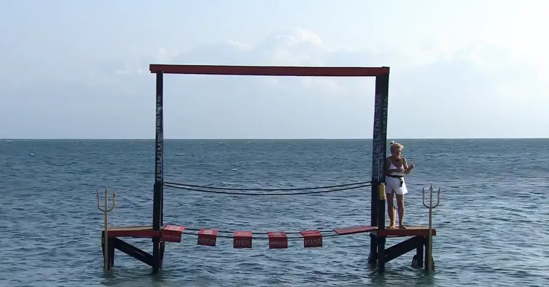 Carmen Borrego en bañador en 'Supervivientes'.